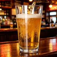 Ensemble de verres à bière personnalisés 6 ou 4 pièces, verres à boire de 16 oz, ensemble de gobelets pour jus, eau, bar, hôtel, OEM