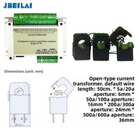 Module d'acquisition de données actuel avec détection AC, 8 canaux, RS485, alarme SMS de surcharge, rappel téléphonique, application 4G à distance, modèle JBLGK-4R-8I