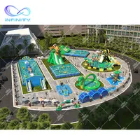 Park Customized Inflatables Water Park Aqua Park Commercial Water Park Play Equipment For Sale