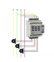 Acrel ADW350 Meter Energi Nirkabel Tiga Fasa IoT Mendukung LoRa NB-IoT 4G RS485 CT Eksternal