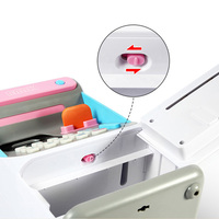 Tirelire électronique ATM pour enfants, jouet de simulation de reconnaissance faciale avec musique, mini tirelire à enroulement automatique des billets