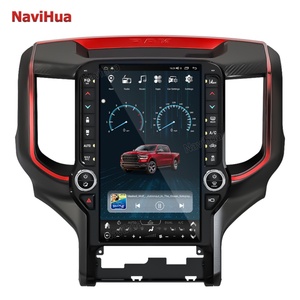 Navihua <b>Auto</b> Car Radio Tesla Style for Dodge Ram 2019-2024 Vertical Screen Car Monitor Audio DVD Player Carplay Entertainment - Product Image 1