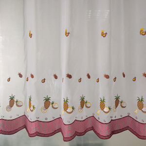 Tela Moderna <span class=keywords><strong>para</strong></span> <span class=keywords><strong>Cortinas</strong></span> <span class=keywords><strong>de</strong></span> <span class=keywords><strong>Cocina</strong></span> con Bordado <span class=keywords><strong>de</strong></span> <span class=keywords><strong>Frutas</strong></span>, Corta y Pequeña, en Oferta - Product Image 3