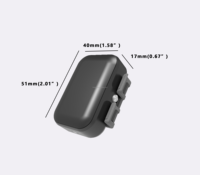 Mini traceur GPS pour animaux de compagnie HST C059 avec suivi en temps réel 2G/4G LTE cellulaire étanche via Beidou et compatible PC
