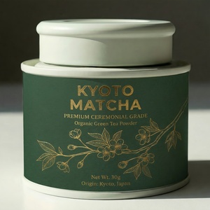 Envase Cilíndrico de Papel de Grado Alimenticio Personalizable de 76 mm, Apto para Matcha, Té de Arroz Integral, TWGTee, Mariage Freres, Dilmah - Product Image 1