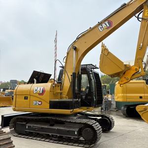 Excavadora de cadenas CAT 312GC usada, excavadora hidráulica Caterpillar original de 12 toneladas, pocas horas de trabajo, buen estado. - Product Image 3