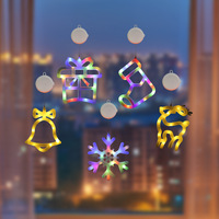 Guirlandes lumineuses colorées en forme de flocon de neige en gros, idéales pour la décoration de scènes de Noël en 2026
