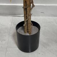 Künstlicher Ahorn-Baum im Topf mit Herbstlichen Orange-Rot-Gelben Ahornblättern, Kunstpflanze für Innenräume, Wohnzimmer, Hotel und Heimdekoration
