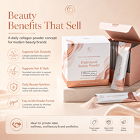 Poudre de collagène de melon pour le visage, blanchissante, multi-saveurs, pour adultes, OEM ODM, qualité supérieure