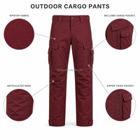 Pantalon de chasse tactique robuste avec genoux renforcés et poches cargo pour la saison de la chasse