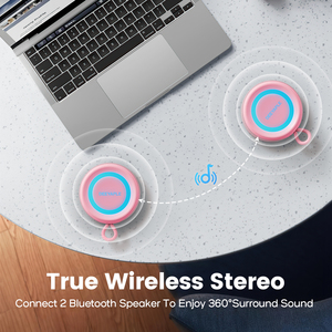 EP-P1S IPX6 Waterproof Bluetooth <strong>Speaker</strong> with TWS Stereo 15W Powerful Sound, Bluetooth 5.3, 12H Playtime - Product Image 4
