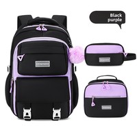 Nouveau Sac à Dos Scolaire Transfrontalier en Nylon Respirant, Imperméable et Léger pour Garçons et Filles, Enfants, Élèves du Primaire et du Secondaire