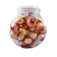 Fabrieksdirect Ballenvormige Zure Fruit Smaak Meerkleurige Gummy Candy Zak OEM Private Label Groothandel Exporteur HACCP
