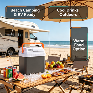 Réfrigérateur de voiture portable, glacière électrique chinoise, glacière de <span class=keywords><strong>camping</strong></span> 12v 24L - Product Image 2