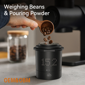 Pesage Électronique Lcd Peser Poids Whitebird Balance Mesure Mini <span class=keywords><strong>Cuisine</strong></span> 500g Tasse Professionnel Manuel Moulin À Café - Product Image 3