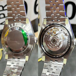 Montre mécanique pour homme de haute qualité 2025, bracelet en acier, plaqué argent, calendrier, montre mécanique de style business - Product Image 3