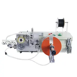 WL-S100 Automatic winding long cable to small cable coil meter counting winding tying machine