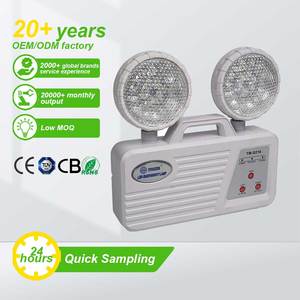 Tuoming Chất lượng cao hai đầu pin dẫn ánh sáng khẩn cấp có thể sạc lại đèn khẩn cấp cho khách sạn - Product Image 1