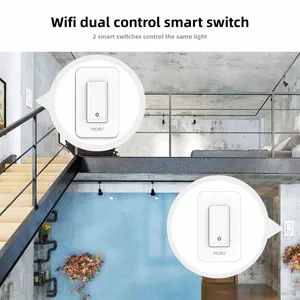 Interrupteur mural intelligent Tuya Wifi standard US, application de maison intelligente, démarrage programmé, commande vocale, lampe indicatrice nocturne, interrupteur à commande à distance - Product Image 5