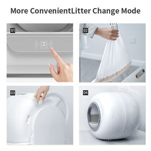 <span class=keywords><strong>Prix</strong></span> d'usine Nouvelle litière automatique autonettoyante pour chat Nettoyage facile Conception compacte - Product Image 4