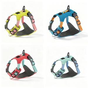 Adjustable Breathable <b>No</b> <b>Pull</b> Dog <b>Harness</b> Soft Padded Pet Vest <b>Harness</b> For Small Medium Large Dog Custom Logo - Product Image 5