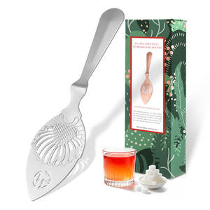 Cuillère à Absinthe en Acier Inoxydable 304 Écologique – <span class=keywords><strong>Ustensile</strong></span> de Bar à Cocktails, Cuillère à Liqueur Amère, Filtre à Boissons pour Verre – Design Unique pour Bar - Product Image 1