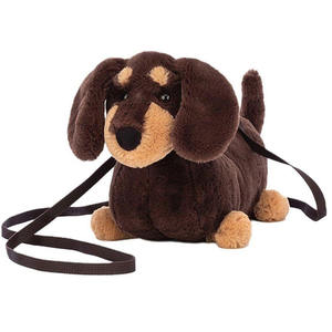 <span class=keywords><strong>Sac</strong></span> à bandoulière en peluche teckel brun B961, <span class=keywords><strong>sac</strong></span> à <span class=keywords><strong>dos</strong></span> d'école, <span class=keywords><strong>sac</strong></span> à main décontracté en fourrure de chiot en peluche, <span class=keywords><strong>sac</strong></span> à fourrure à poils longs <span class=keywords><strong>pour</strong></span> fille - Product Image 1