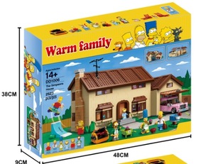 2025 New arrivals <span class=keywords><strong>big</strong></span> house t1006 giáo dục 1:8 nhựa mô hình khối xây dựng cho trẻ em ABS DIY lắp ráp đồ chơi lớn cho - Product Image 6