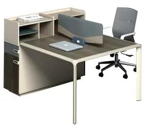 Cheap Office Table Office Confirence Table 4 Person Two Seat Office Team Work Table Employee Desk
