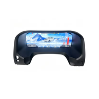 Kompatibel untuk Toyota Prado 2010-2023 Peningkatan Panel Instrumen Pintar dengan LCD Definisi Tinggi Berwarna Penuh 12,3 inci