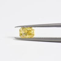 Offre Spéciale cubique Pierres Précieuses Forme Radiant de coupe de glace rose jaune couleur lâche cubique Zircone