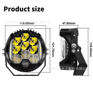 ไฟ LED ทำงานกลางคืน 50W DC 9-36V ไฟสปอร์ตไลท์สำหรับรถออฟโรด ใช้ได้กับรถทุกประเภท - Product Image 5