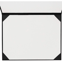 Protège-diplôme personnalisé en cuir rigide PVC + cuir 8,5x11, porte-certificat de diplôme, porte-certificat de remise de diplôme, V-ding VD-191