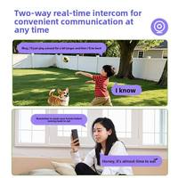 Indoor Wifi Camera Dual Antenna Smart 720p PTZ Camera Night Vision Wifi Home Security Camera De Surveillance