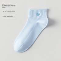 Chaussettes courtes d'été pour femmes en coton peigné à 95 %, sans couture, fines, respirantes, en maille, blanches, désodorisantes, pour le sport