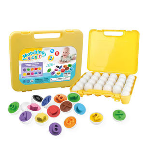 Lettres correspondant oeufs 26 pièces Alphabet couleur trieur Puzzle Pâques <span class=keywords><strong>Bingo</strong></span> jeu apprentissage motricité fine Montessori cadeau pour les enfants - Product Image 1