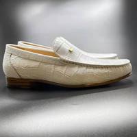 Chaussures mocassins en cuir de crocodile véritable, prix direct d'usine Goodyear, chaussures habillées décontractées de luxe pour hommes