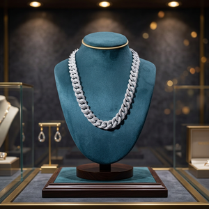 Nouvel Arrivage en Gros : Chaînes Cubaines Hip Hop 16mm en Argent 925 Plaqué, avec Diamants de Laboratoire VVS-VS à Taille Brillante et Micro-Pavé, Bijoux Fins - Product Image 3