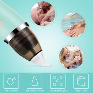 Limpiador Nasal para Bebés, Aspirador Nasal Eléctrico Seguro y Conveniente para Bebés, Aspirador Nasal con Luz - Product Image 4