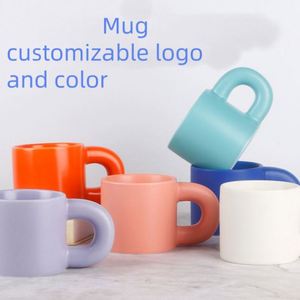 Tazas de Cerámica para Café y Té con Asa Grande, Novedosas y Lindas, para Hombres y Mujeres, Juego de Tazas para el Hogar y la Oficina - Product Image 3