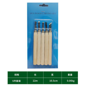 新型木雕凿子刀手工工具套装，适用于基本细节雕刻木工 - Product Image 4