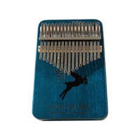 Beginner-friendly 17-Keys Mahogany Kalimba Musical Instrument Finger Thumb Piano Stringed Instrument Parts & Accessories