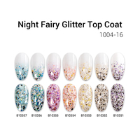 Meilleur vernis à ongles gel UV du fabricant avec paillettes de confettis en platine brillant couche de finition scintillante Source de lampe LED Logo OEM/ODM