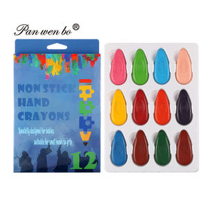 12/24/36色幼児用無毒クレヨン1-3子供用ウォッシャブルクレヨン4-8歳持ちやすいクレヨン - Product Image 1