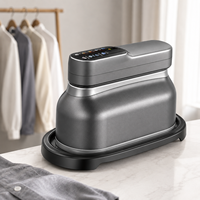 Défroisseur Vapeur Portable à Écran Numérique avec Tête Rotative pour Vêtements