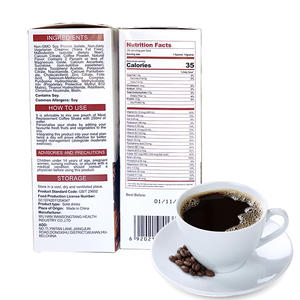 Etiqueta privada Best Keto Milk Shake Coffee Slim For Weight Reemplazo de comida completa - Product Image 6