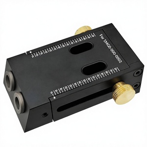 Perforateur de trous biseautés pour <span class=keywords><strong>menuiserie</strong></span>, localisateur de trous, outil d'ouverture oblique en alliage d'<span class=keywords><strong>aluminium</strong></span>, modèle MG0-001-0010B - Product Image 1