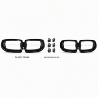 Cadre de calandre noir brillant G42 51138098225, contour de calandre avant avec trou pour caméra, amélioration pour BMW Série 2