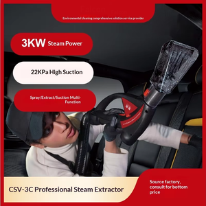 Limpiador <span class=keywords><strong>a</strong></span> <span class=keywords><strong>Vapor</strong></span> para Interiores de Auto, Extractor de Tapicerí<span class=keywords><strong>a</strong></span>, Limpiador de Asientos de Cuero y Tela, Secado Rápido, Limpieza Profunda - Product Image 5