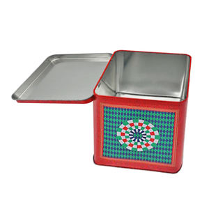 Boîtes de mélodies imprimées sur mesure Rectangle en fer blanc couvercle à charnière pot de mélodie de bonbons cadeau de Noël boîte musicale carrée en étain boîte à musique - Product Image 2